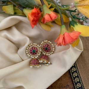Kemp pearls classic jhumkas