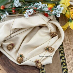 Antique polish Mango invisible chain