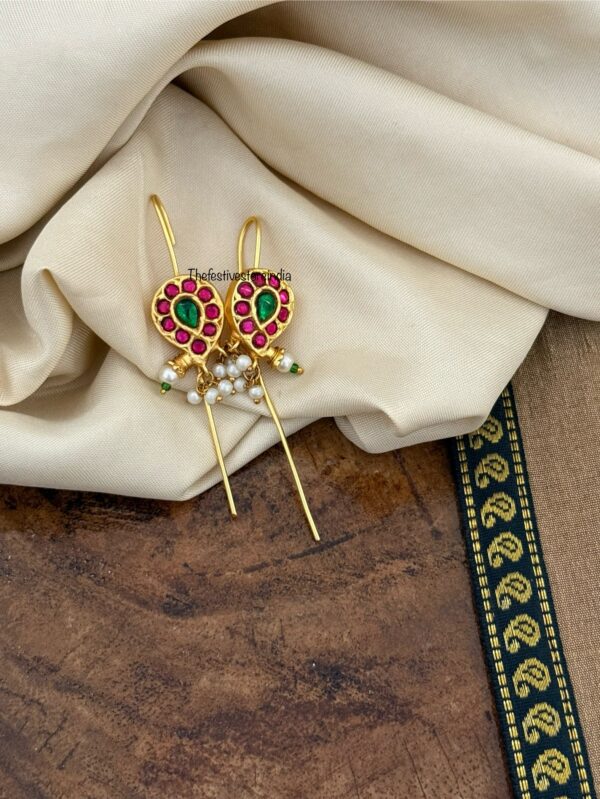 Jadau Mango earcuff | stick ear cuff | Bridal | Bridesmaid