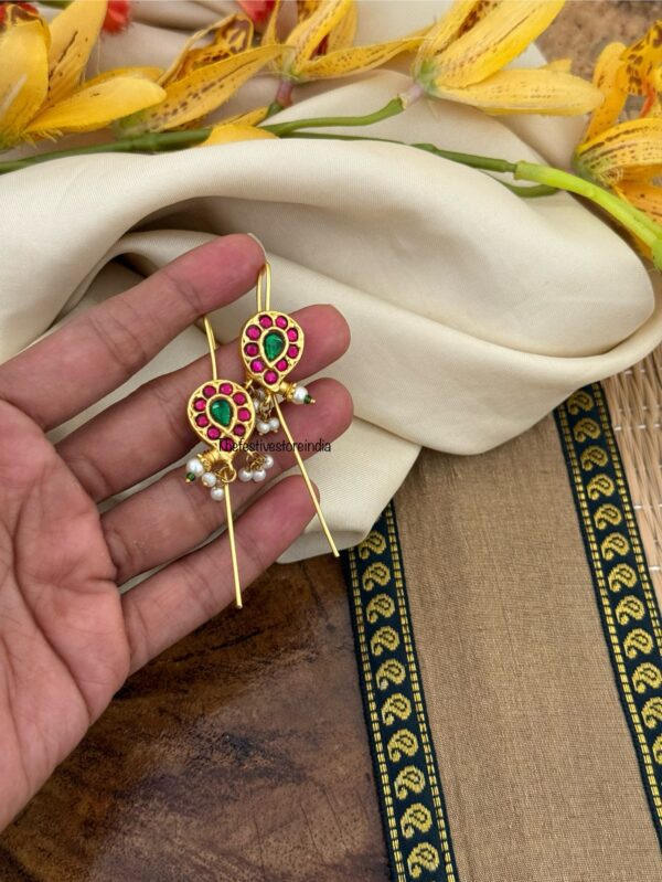 Jadau Mango earcuff | stick ear cuff | Bridal | Bridesmaid