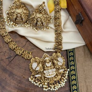 Exclusive Nakshi Lakshmi Bridal haaram set | Long chain
