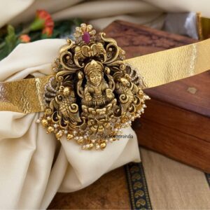 Bridal Lakshmi mopp gold drop hipbelt
