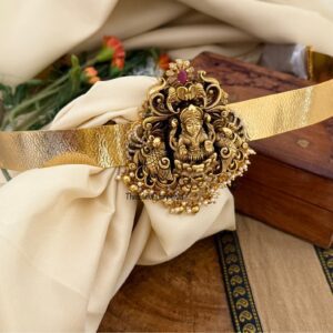 Bridal Lakshmi mopp gold drop hipbelt