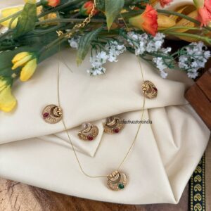 Matte polish Chand Invisible chain set