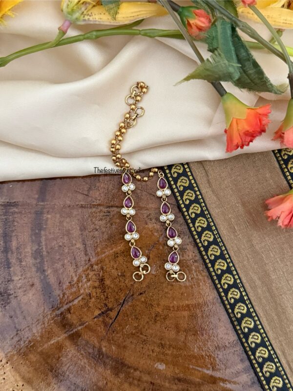 Antique maatil | Bridal | Bridesmaid | Champasaralu - Goes around the ear