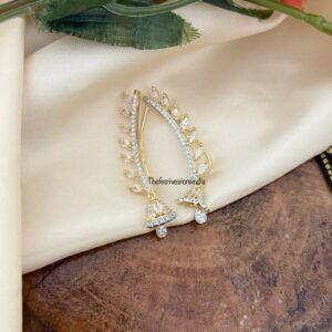 Minimalist AD jhumka earcuff 1