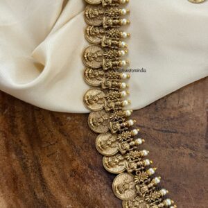 Antique polish lakshmi kaasu haaram set