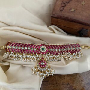 Jadau kemp knit choker | Bridal | High neck