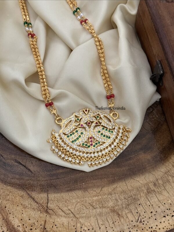 80cms Classic Micro gold pendant with gundumala | Impon