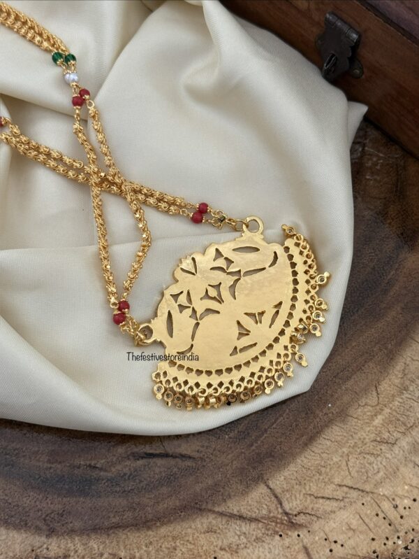80cms Classic Micro gold pendant with gundumala | Impon