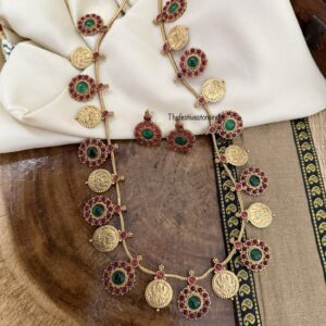 Budgeted kemp bottu kaasu Haaram set | Kerala jewelry
