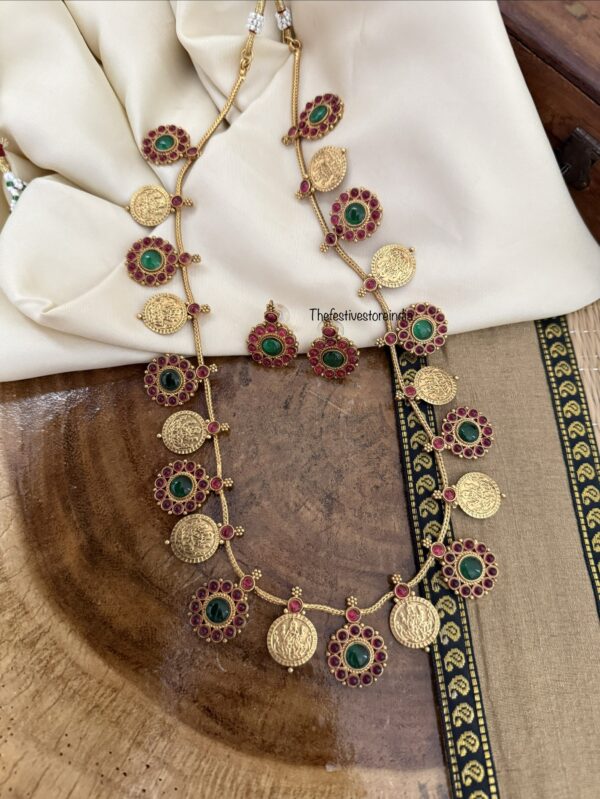 Budgeted kemp bottu kaasu Haaram set | Kerala jewelry