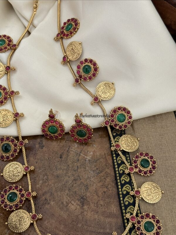 Budgeted kemp bottu kaasu Haaram set | Kerala jewelry