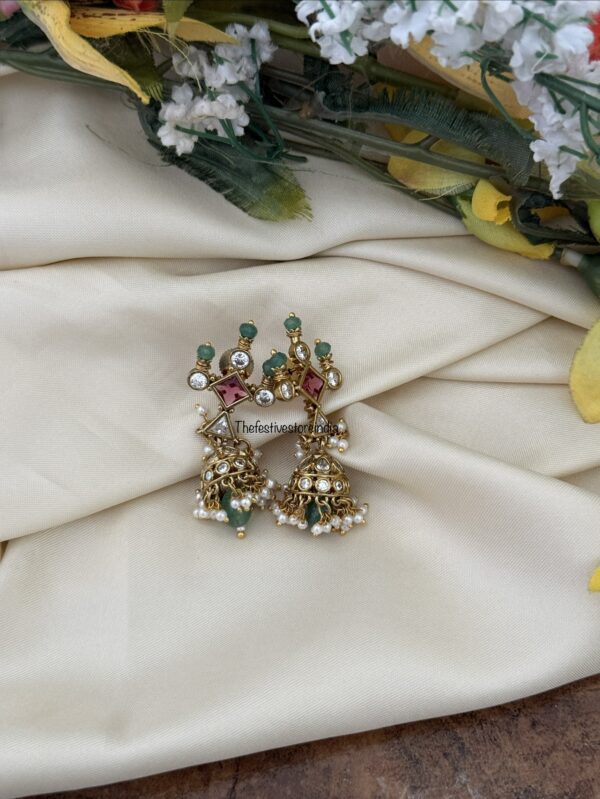 Fusion jhumkas