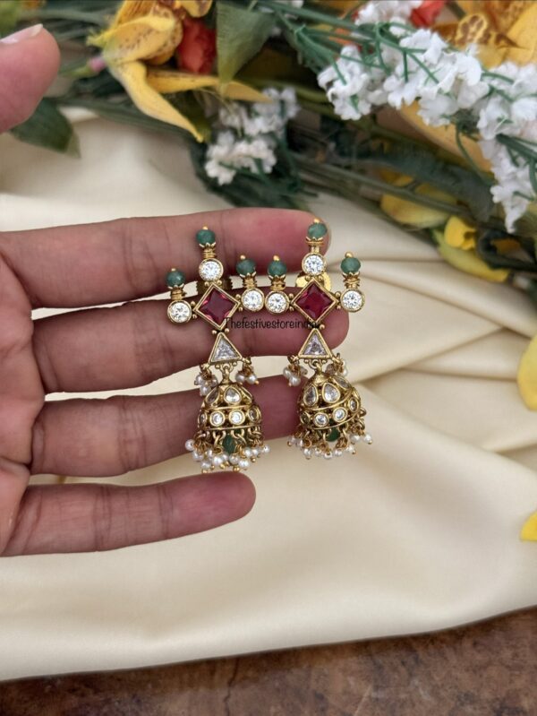Fusion jhumkas