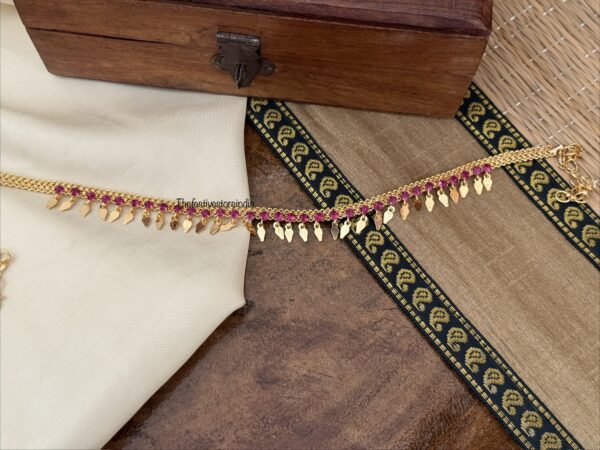 Micro gold single line ELAKKATHALI chain | Kerala Style