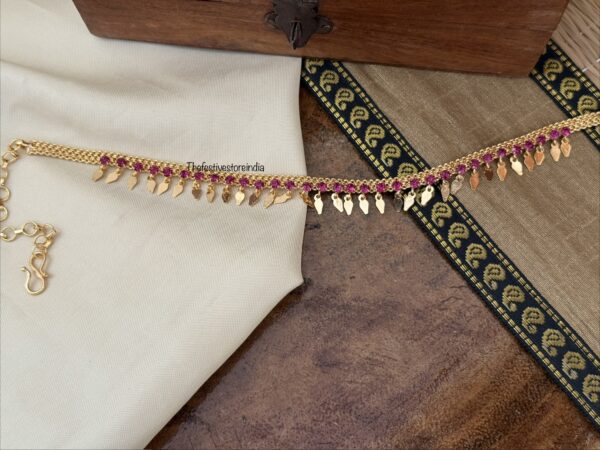 Micro gold single line ELAKKATHALI chain | Kerala Style