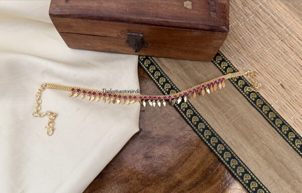 Micro gold single line ELAKKATHALI chain | Kerala Style