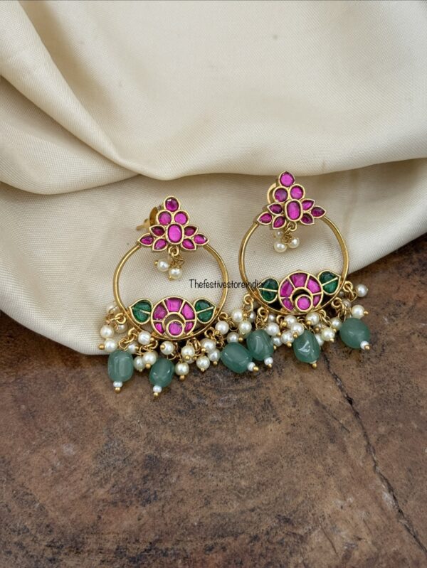 Jadau Chaandbali earrings | Baali | Chandbali | Contemporary