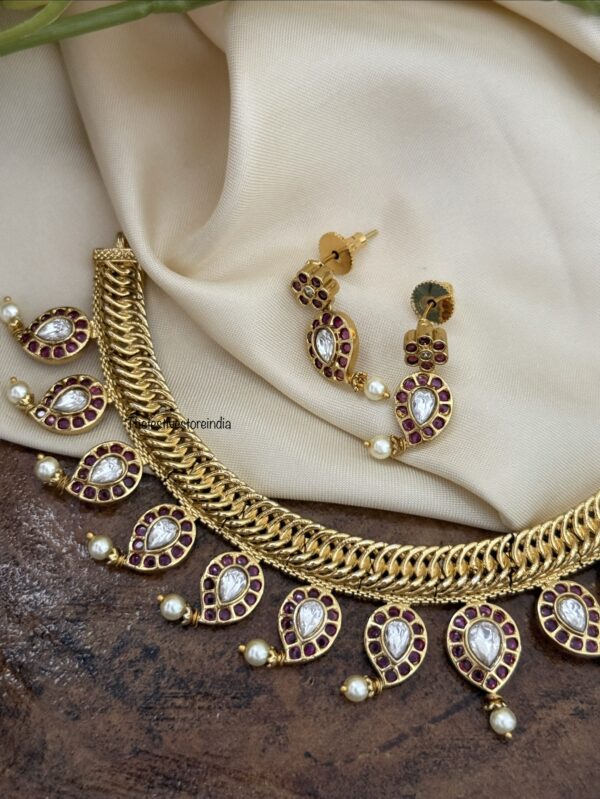 Kemp mango / maanga necklace set | Wedding