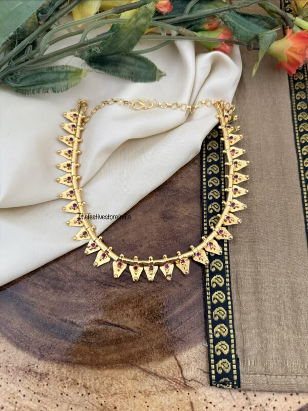 Micro gold Thalikoottam necklace | Kerala style