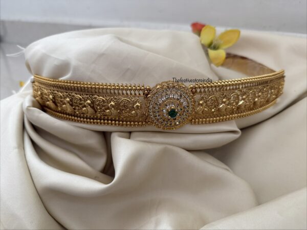 AD hipbelt - GREEN stone | Bridal | Bridesmaid