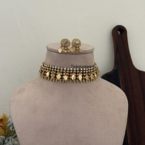 White stone Elakkathali choker set | Kerala style | Unique