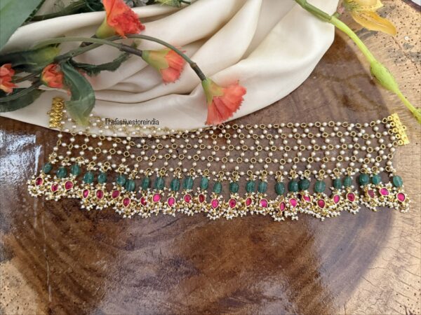 Jadau close knit/neck necklace | Keerthy Suresh inspired