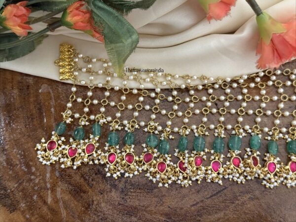 Jadau close knit/neck necklace | Keerthy Suresh inspired