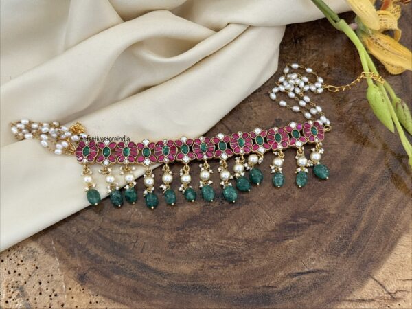 Jadau non idol floral choker | Wedding | Bridal
