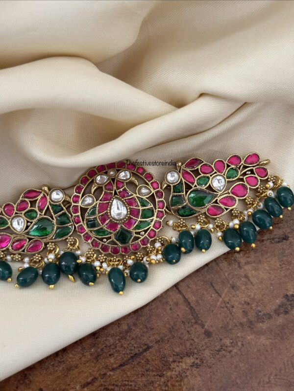 Jadau kemp navilu choker | Comes with back rope