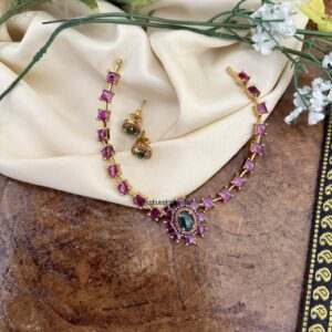 All kemp simple pendant necklace set