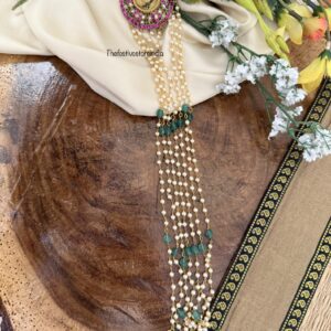 38cms Jadau stones and pearls Jade Bangaara | Unique