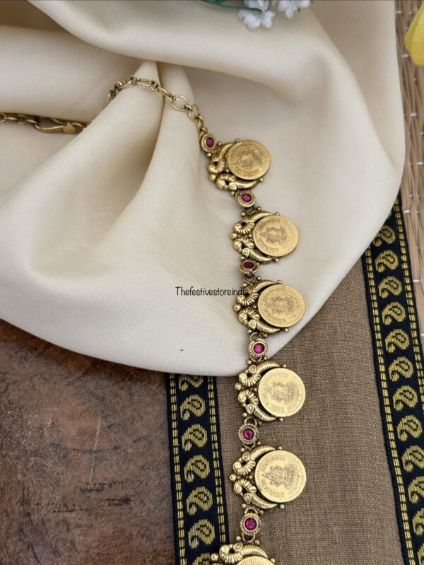 Antique polish designer gold look Kaasu haaram | 50cms