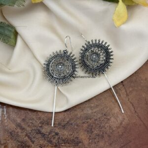 Oxidised stick earcuff - 1