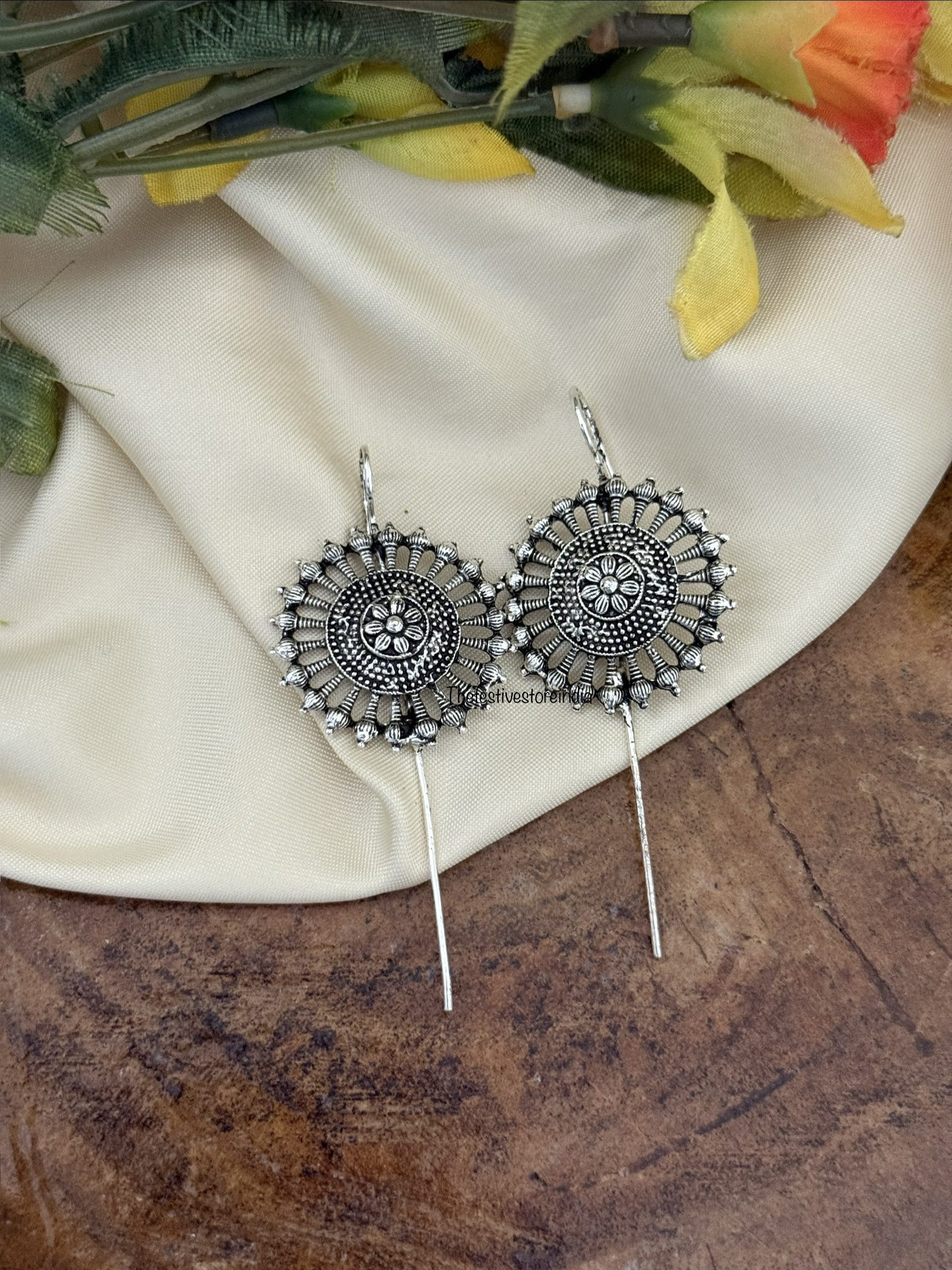 Oxidised stick earcuff - 4