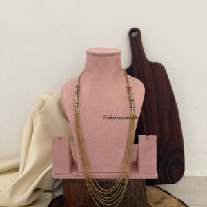 6 layers two side diamond Mopp haaram | 68cms