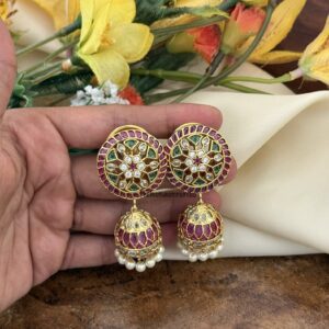 Traditional Kemp jhumkas