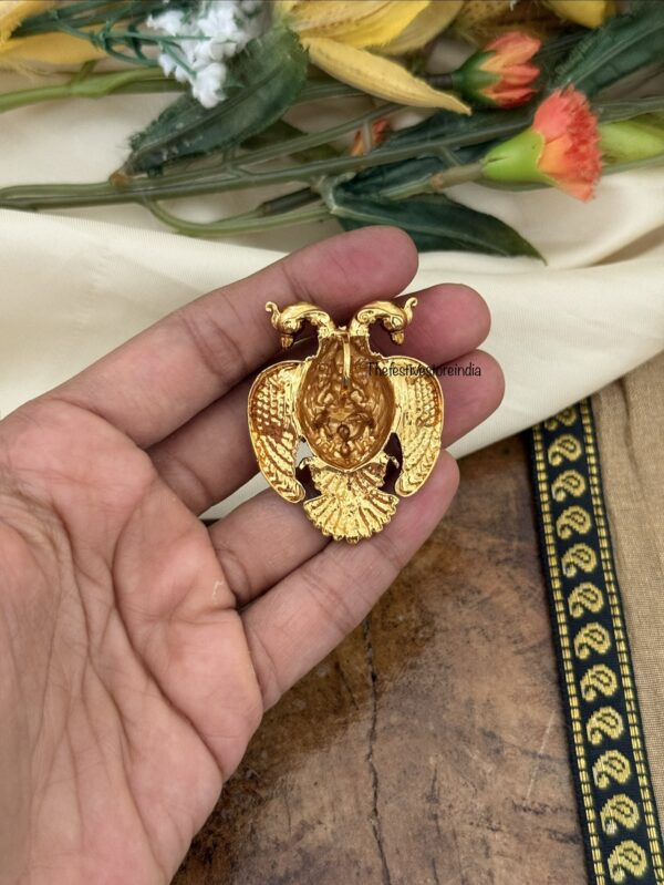 Lakshmi gandaberunda pendant