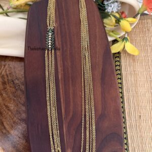 6 layer green stone mopp haaram
