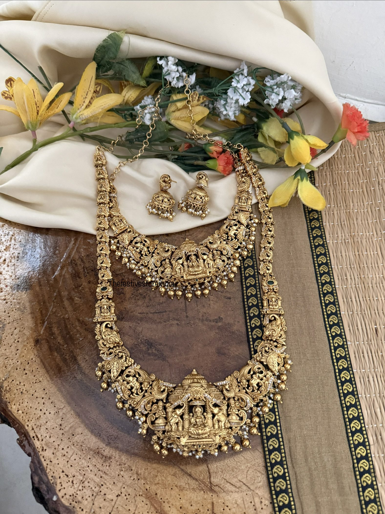 Lakshmi Bridal set | Temple Jewelry