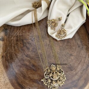 5 layer Lakshmi pendant haaram set | 66cms | Haara