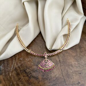Gold look micro gold Rubyrose stone attigai | Impon | Gatti
