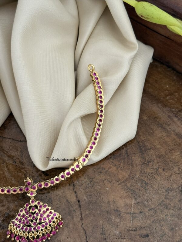 Gold look micro gold Rubyrose stone attigai | Impon | Gatti